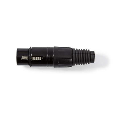 Nedis COTP15902BK Xlr-connector Xlr 3-pins Female Zwart