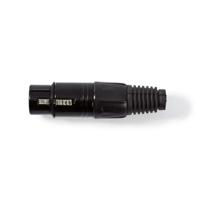 Nedis COTP15902BK Xlr-connector Xlr 3-pins Female Zwart - thumbnail