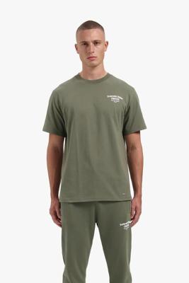 Croyez Homme Fraternit? T-shirt Cr1-fw25-09 Print T-shirts 2401 Dusty Olive