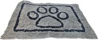 Schoonloopmat waterdicht 89 x 66 cm - hond Grijs - thumbnail
