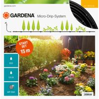 Gardena Micro-Drip-Bewatering gewassen/plantenrijen start set (15 m) - thumbnail