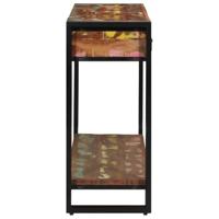 Wandtafel Multikleur 120 x 33 x 75 cm massief gerecycled hout - thumbnail