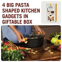 Keukenhulpjes Pasta Grande set van 4 - thumbnail