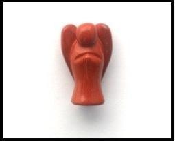 Edelsteen Engel Rode Jaspis (35 mm)