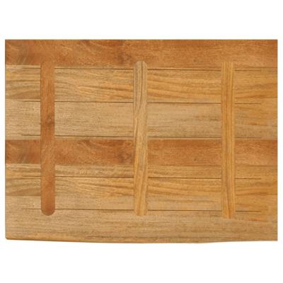 Tafelblad met natuurlijke rand 90x60x3,8 cm massief mangohout
