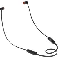 JBL Tune110BT in-ear Bluetooth-hoofdtelefoon in zwart - draadloze oortelefoon met ingebouwde microfoon - muziekstreaming tot 6 uur na slechts één keer opladen - thumbnail