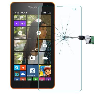 Voor Microsoft Nokia Lumia 535 0 26 mm 9 H + oppervlakte hardheid 2.5D explosieveilige getemperd glas Film