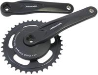 Buzaglo Miranda alfa 1 crankstel 38t 3/32“ + disc 9.2cm, zwart - thumbnail