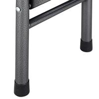 Set van 2 uitklapbare bierbanken in polyrattan zwart 180 cm - thumbnail