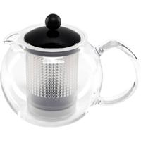 bodum ASSAM F/PLST 0.5 Liter Theekoker Transparant, Zwart - thumbnail