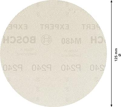 Bosch Accessories 2608901639 Schuurnet voor wand- en plafondschuurmachine Korrelgrootte (num) 240 (Ø) 225 mm 5 stuk(s) Bosch Accessories 2608901639 Schuurnet voor wand- en plafondschuurmachine Korrelgrootte (num) 240 (Ø) 225 mm 5 stuk(s)