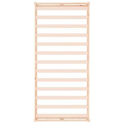 Bedframe massief hout 75x190 cm