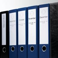Etiket dymo labelwriter ordner 59x190 wit | 6 stuks - thumbnail