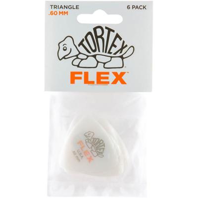 Dunlop Tortex Flex Triangle plectrums 0.60 mm (6 stuks)
