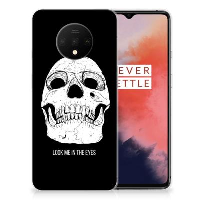Silicone Back Case OnePlus 7T Skull Eyes Silicone Back Case OnePlus 7T Skull Eyes