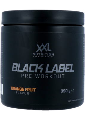 XXL Nutrition Black Label Pre Workout - Orange Fruit
