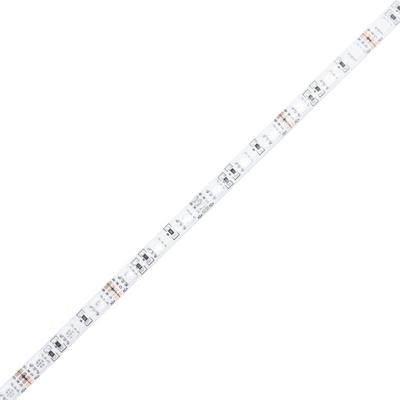 Hoofdbord LED 83x16x118/128 cm fluweel donkergrijs - thumbnail