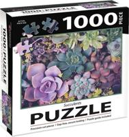 Succulents Puzzel 1000 Stukjes - thumbnail