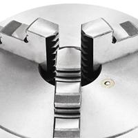 Klauwplaat met 3 bekken zelfcentrerend 160 mm staal - thumbnail