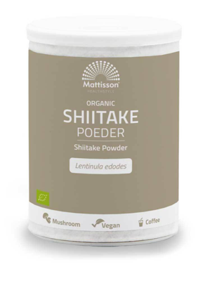 Mattisson Healthstyle Biologische Shiitake Poeder Mattisson Healthstyle Biologische Shiitake Poeder
