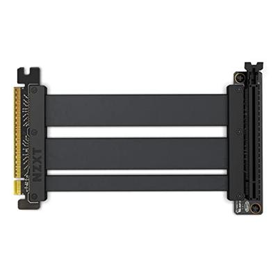 NZXT PCIe 4.0x16 Riser Cable - AB-RC200-B1 - Flexibele en afgeschermde stijgkabel - Hoge snelheidsprestaties - 200 mm lengte