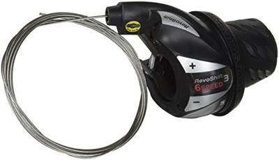 Draaiversteller (rechts) 6 speed Shimano Tourney SL-RS36 - zwart/zilver