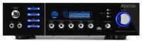 Fenton AV320BT surround hifi-versterker, PA versterker home theater karaoke, power: 2 x 100 watt RMS (8 ohm), impedantie: 4/8 ohm, Bluetooth, USB, digitale display, echo/bass/treble, zwart - thumbnail