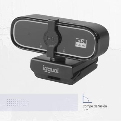Webcam iggual IGG319949 4K Ultra HD Webcam iggual IGG319949 4K Ultra HD