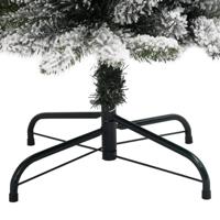 VidaXL Kunstkerstboom met sneeuw smal 180 cm pvc en pe - thumbnail