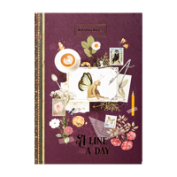 Pimpelmees One Line a Day Wonderland Wingmonkey Plum - thumbnail