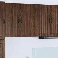 Keukenkast aan de muur Bruin Eiken 50 x 31 x 80 cm Bewerkt hout - thumbnail