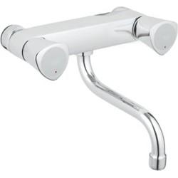 GROHE Costa S Keukenkraan - onderuitloop - inbouw - chroom 31195001