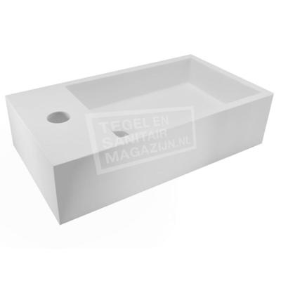 Wiesbaden Solid Surface fontein links 400x220x100