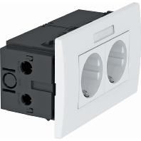 OBO Bettermann 6119427 Apparaatinzet Stopcontact (b x h x d) 140 x 84 x 60 mm 1 stuk(s) Wit - thumbnail