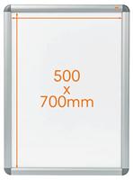 Kliklijst Nobo Premium Plus 70x50cm aluminium - thumbnail