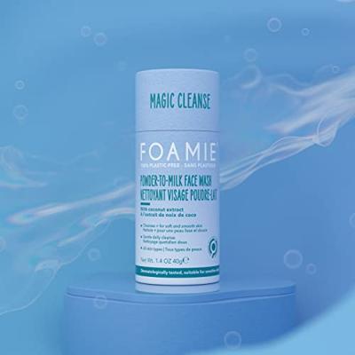 Foamie Powder to Milk Face Wash Magic Cleanse?