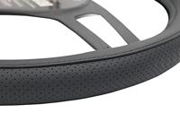 Simoni Racing Stuurwielhoes Trophy - 37-39cm - Zwart Leder SRCVT16 - thumbnail