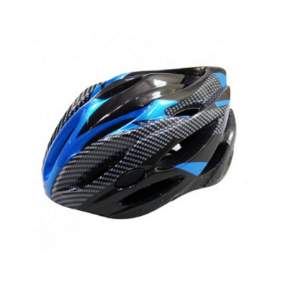 Mirage helm uni 58-62cm, vizier, zwart/blauw