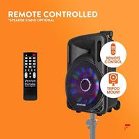 Fenton FT12LED actieve 700W mobiele 12 inch speaker met LED-show - thumbnail