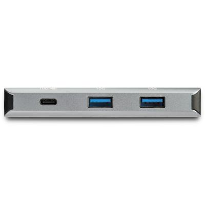 StarTech.com 4 Port USB C Hub (10Gbps) met 3x USB-A & 1x USB-C - 100W Power Delivery Passthrough - Compacte USB 3.1 Gen 2/USB 3.2 Gen 2 Type C Laptop Adapter - Compatibel met TB3