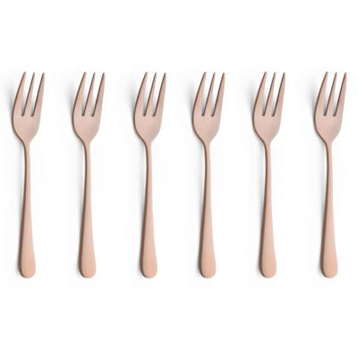 Amefa Austin Gebaksvorkjes 6 Stuks Koper