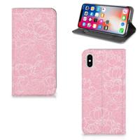 Apple iPhone Xs Max Smart Cover White Flowers - thumbnail