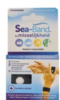 Sea Band Volwassene Anti-misselijkheid Armband Zwart 2 Stuks - thumbnail