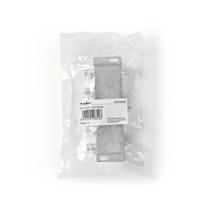 Nedis SSPL600ME Catv F-splitter Max 10 Db Versterking 5 - 1000 Mhz 6 Uitgangen Nedis SSPL600ME Catv F-splitter Max 10 Db Versterking 5 - 1000 Mhz 6 Uitgangen