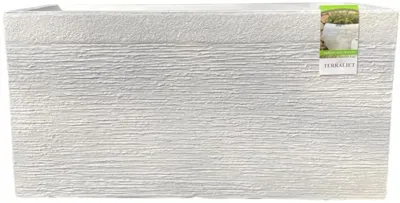 Terraliet Plantenbak Rechthoekig l60cm Wit