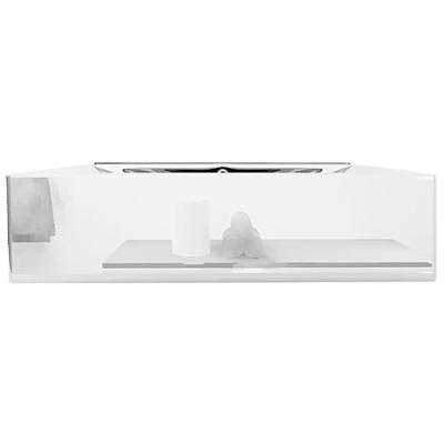 Wastafel met overloop 60x46x16 cm keramiek zilverkleurig Wastafel met overloop 60x46x16 cm keramiek zilverkleurig