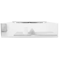 VidaXL Wastafel met overloop 60x46x16 cm keramiek zilverkleurig - thumbnail