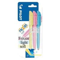 Pilot Frixion Light Soft, blister van 3 stuks in geassorteerde kleuren - thumbnail