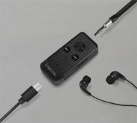 LogiLink BT0055 - Bluetooth 5.0 audio-ontvanger om niet-Bluetooth-compatibele audioapparaten met Bluetooth uit te rusten, met basversterker en ruisonderdrukking, micro-SD-slot, zwart - thumbnail