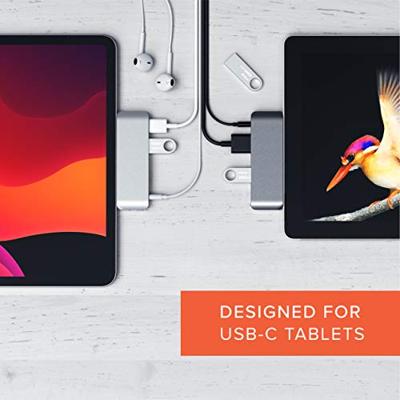 Satechi ST-TCMPHM interface hub USB 3.2 Gen 1 (3.1 Gen 1) Type-C 5000 Mbit/s Grijs Satechi ST-TCMPHM interface hub USB 3.2 Gen 1 (3.1 Gen 1) Type-C 5000 Mbit/s Grijs